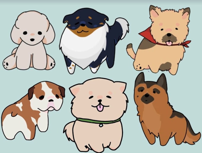 draw your dog in a chibi style