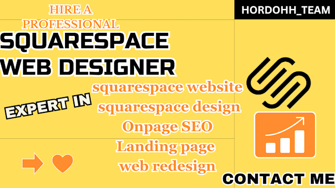 do squarespace website design, redesign, customization and development, fix bugs