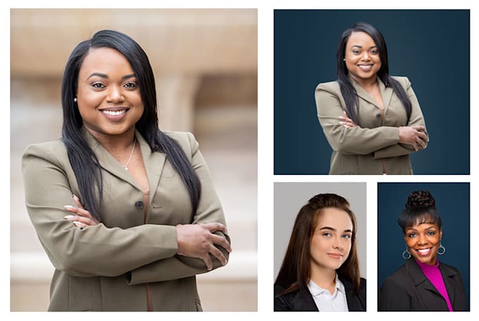 professionally retouch your corporate business headshot