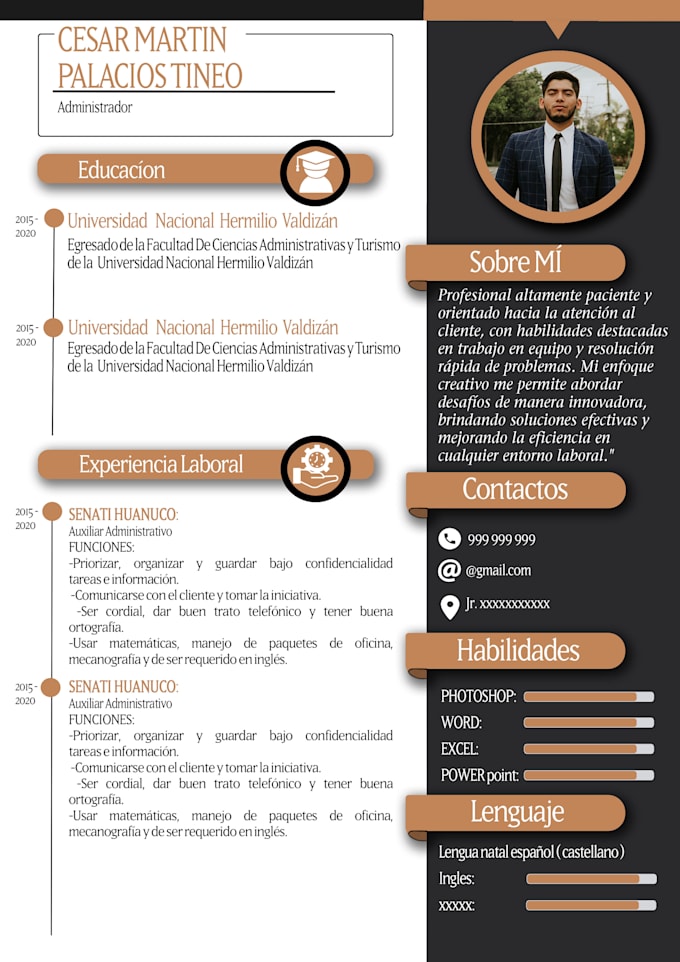 professional resume CV design
