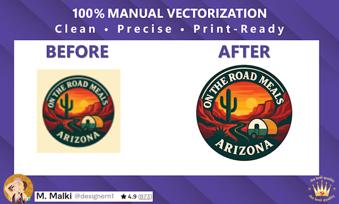 manually vector trace logo, image, or design