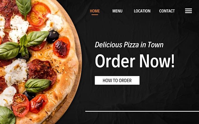create restaurant booking website, food delivery website