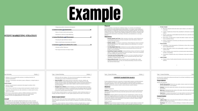 Create a great online course script for you by Shackdy Fiverr