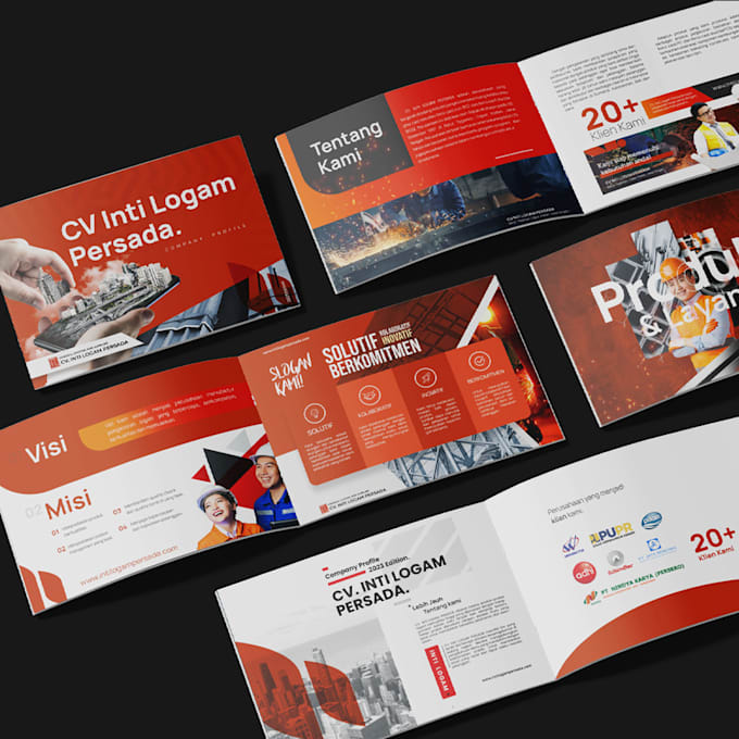 company profile design for company