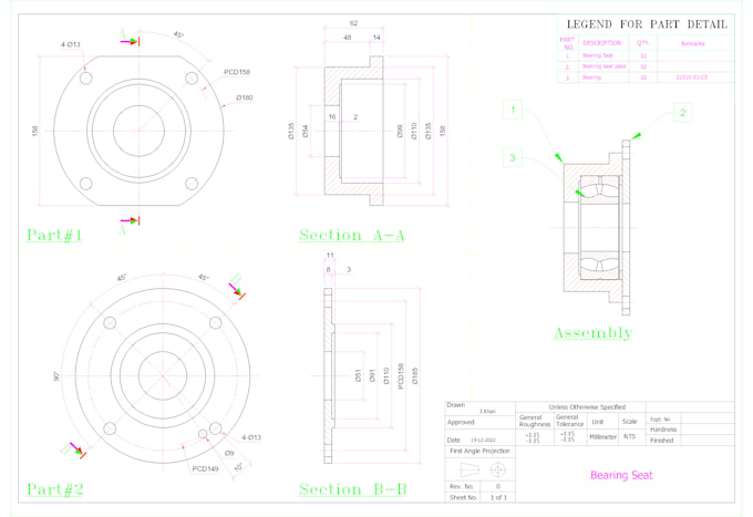 do design manufacturing drawing ,sheet metal design in solidworks