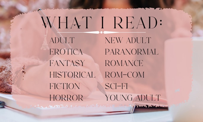 beta read your romance, fantasy, ya, or fiction manuscript