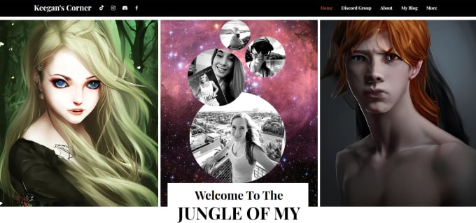 design and create an author website for you
