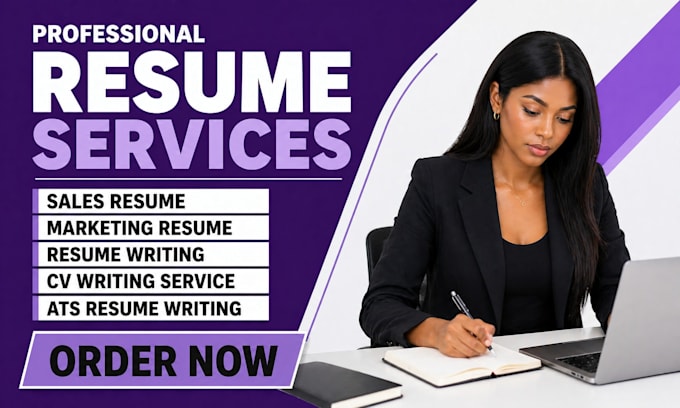 design ats friendly sales resume, marketing resume and CV writing