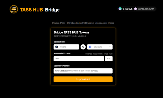 build cross chain bridge between solana and evm