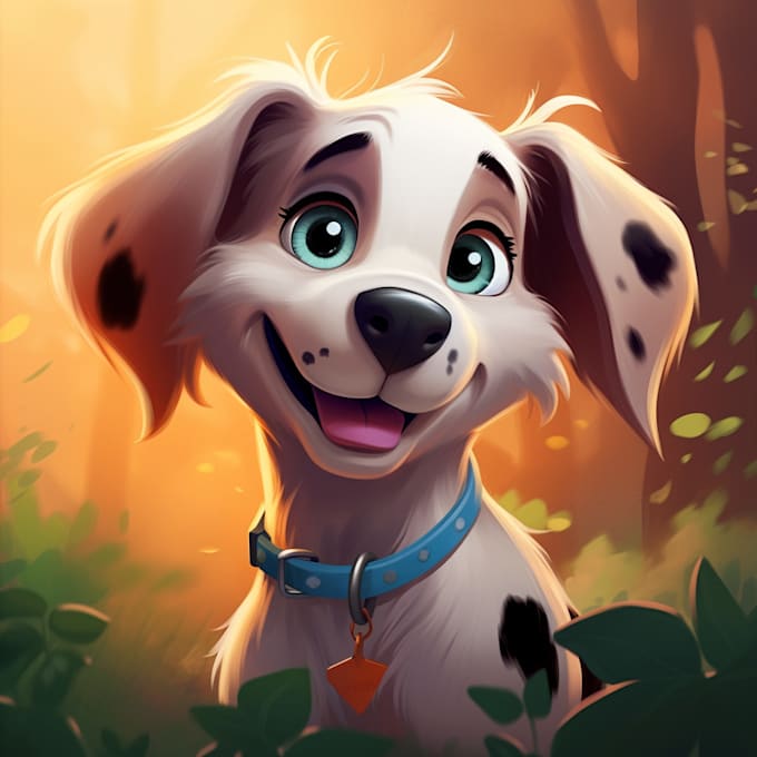 Create an disney style pet portrait by Niikhail | Fiverr