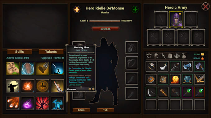 Create user interface for your unity games on pc or android by Battlery ...