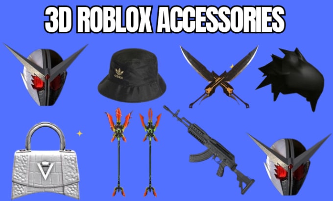 create roblox accessories modeling 3d roblox items design