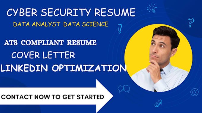 write data science, data analyst, cybersecurity resume, and resume writing