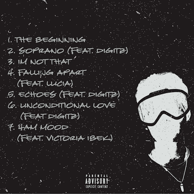 make your album cover, tracklist, song cover
