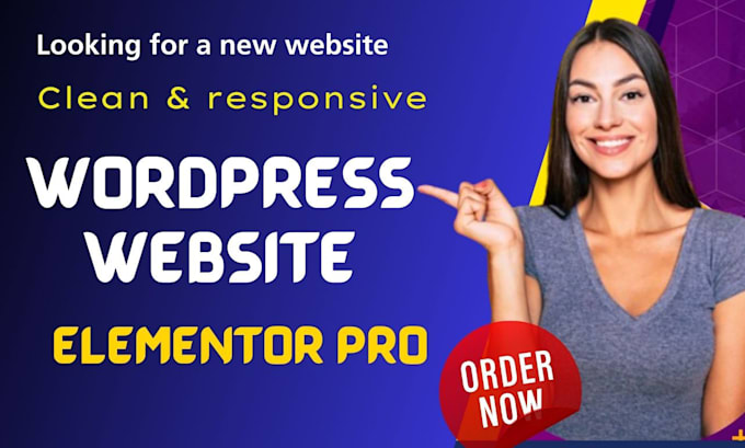 build business website, wordpress blogs , ecommerce website, using elementor pro