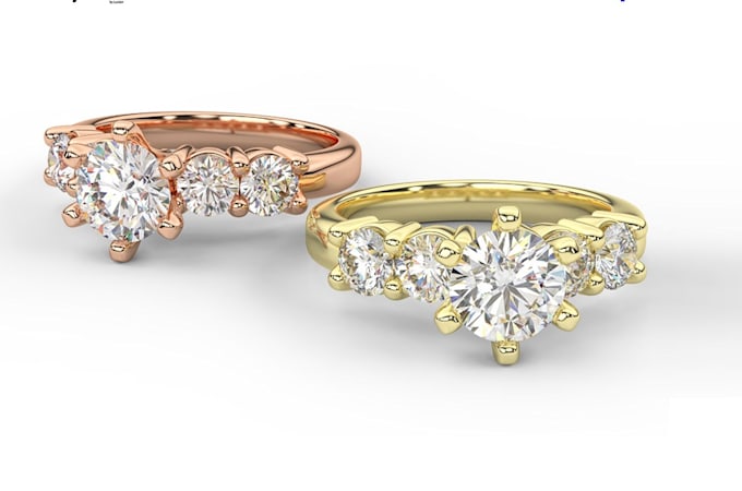 create jewelry cad design, jewelry rendering and animation