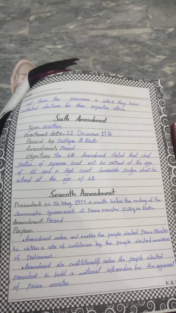 do written assigment work