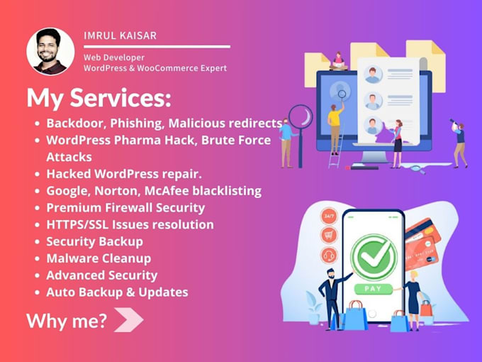 enhance wordpress security and perform malware removal