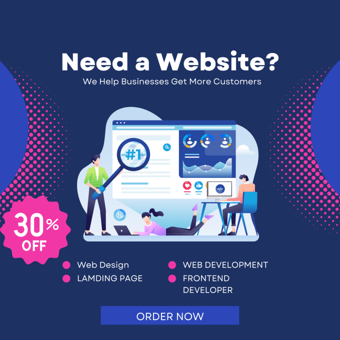 Do frontend website development using html css bootstrap tailwind by ...