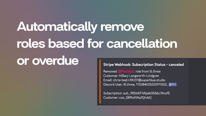 automate stripe subscriptions with discord roles