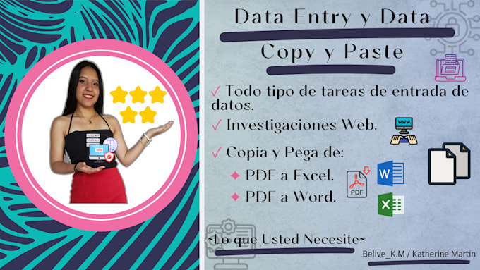 help you to do data entry, copy and paste information from files
