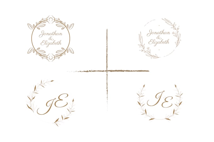 design memorable, wedding, anniversary, or elegant monogram