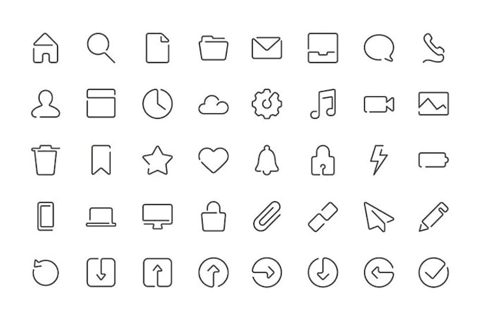 Do icon design,vector files, svg by Anigyan | Fiverr