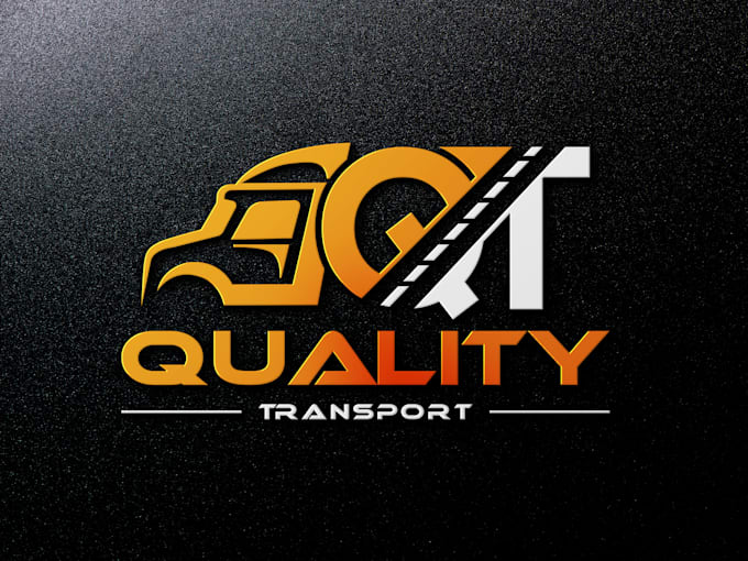 design freight logistic and transport logo