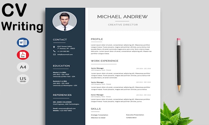 create CV, letters, letter heads
