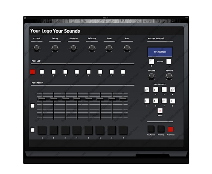 make a custom sp1200 vst drum plugin for you to sell