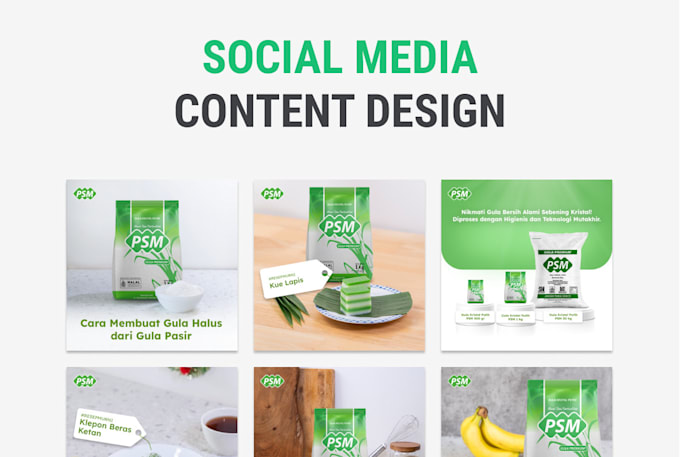 creative social media content design for your brand