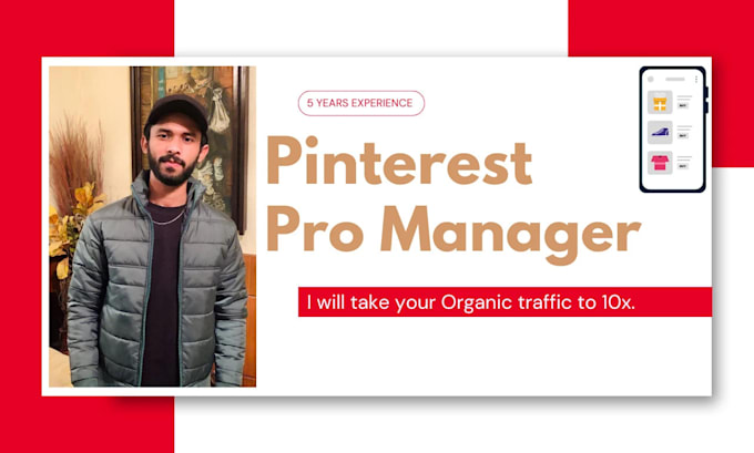 be your pinterest marketing manager seo organic and pins design expert