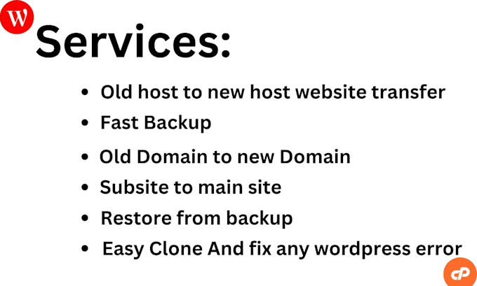 backup, migrate, move, restore, transfer any wordpress website