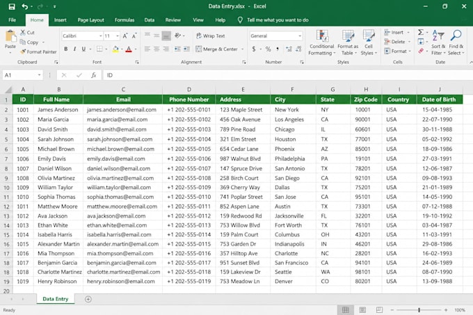 do data entry excel, data collection excel, copy paste
