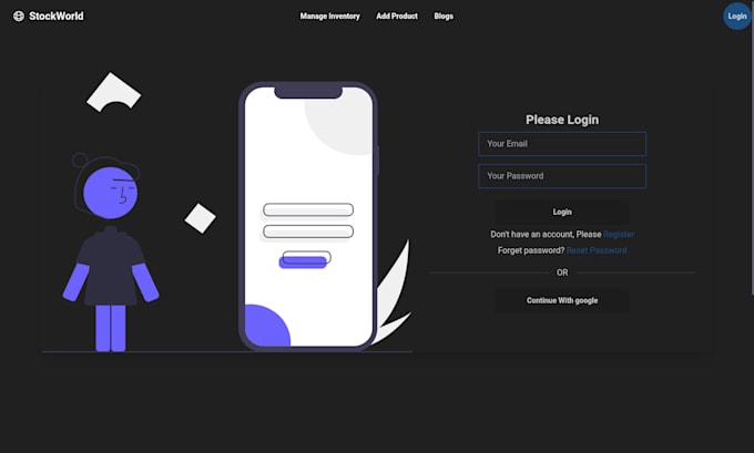 be your front end web developer using react js and next js