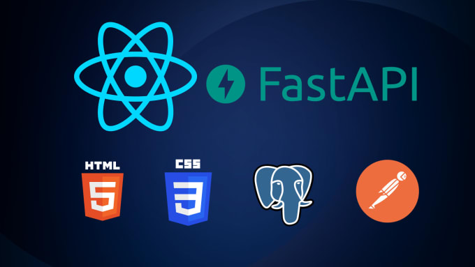Develop full stack web apps using fastapi and react js by ...