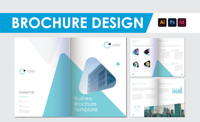 design digital brochure and annual report