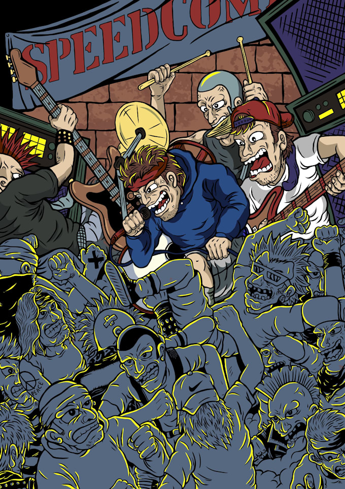 design a cartoon cover art, single, mixtape or album cover