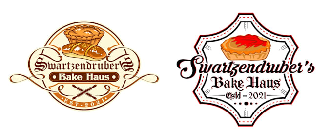 make your modern bakery, foods, cafe logo design