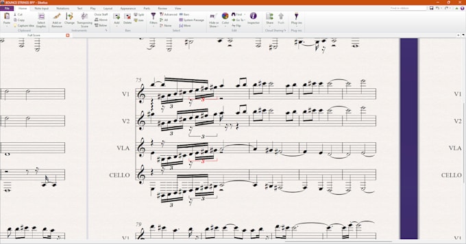 convert midi files into scores