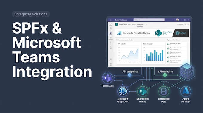 develop custom sharepoint spfx web parts using react and rest API