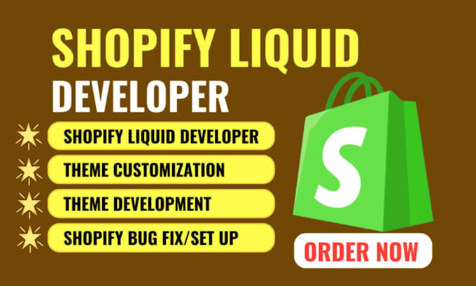 be your shopify liquid developer and custom coding developer