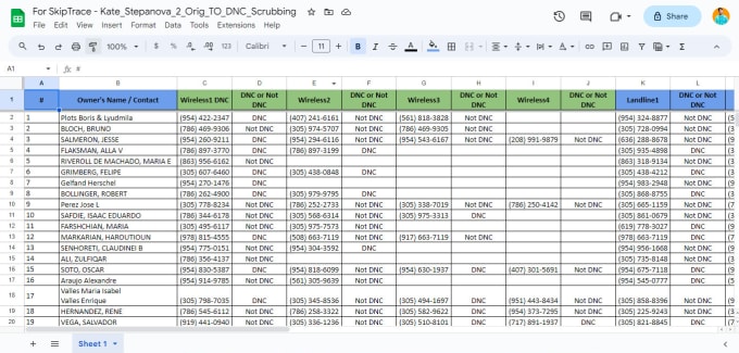 do dnc scrubbing list accurately USA only for telemarketing