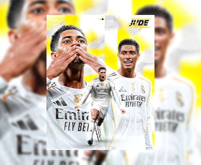 design custom football player poster