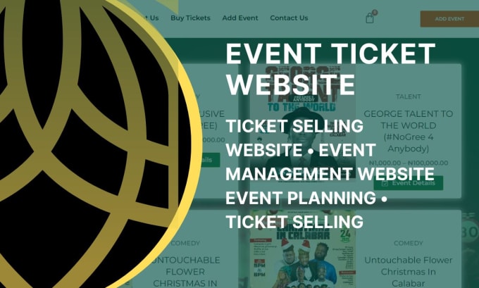 Create event ticket ticket selling website with qr code scanning and