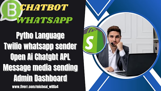 Create ai chatbot for whatsapp using python by Michael_willia4 | Fiverr