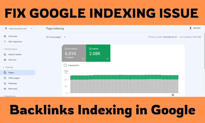 fix indexing issues and google search console errors