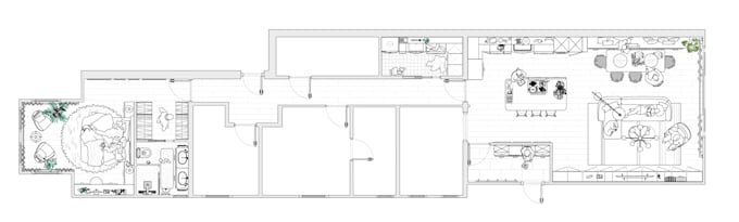 create a professional 2d floor plan with space planning