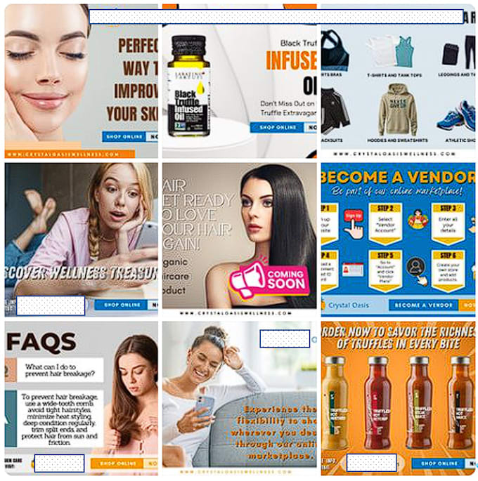 create social media contents for your brand