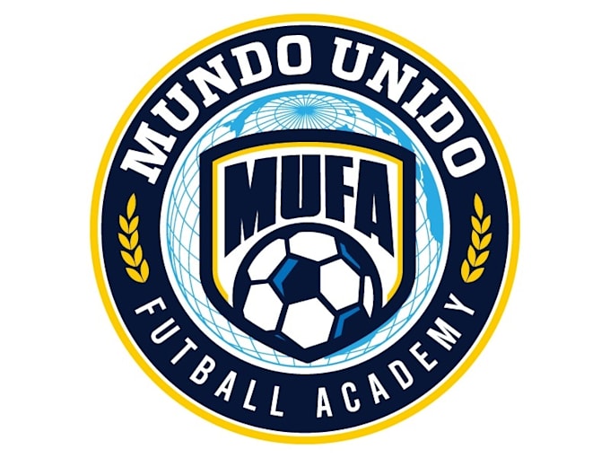 design wonderful football academy logo